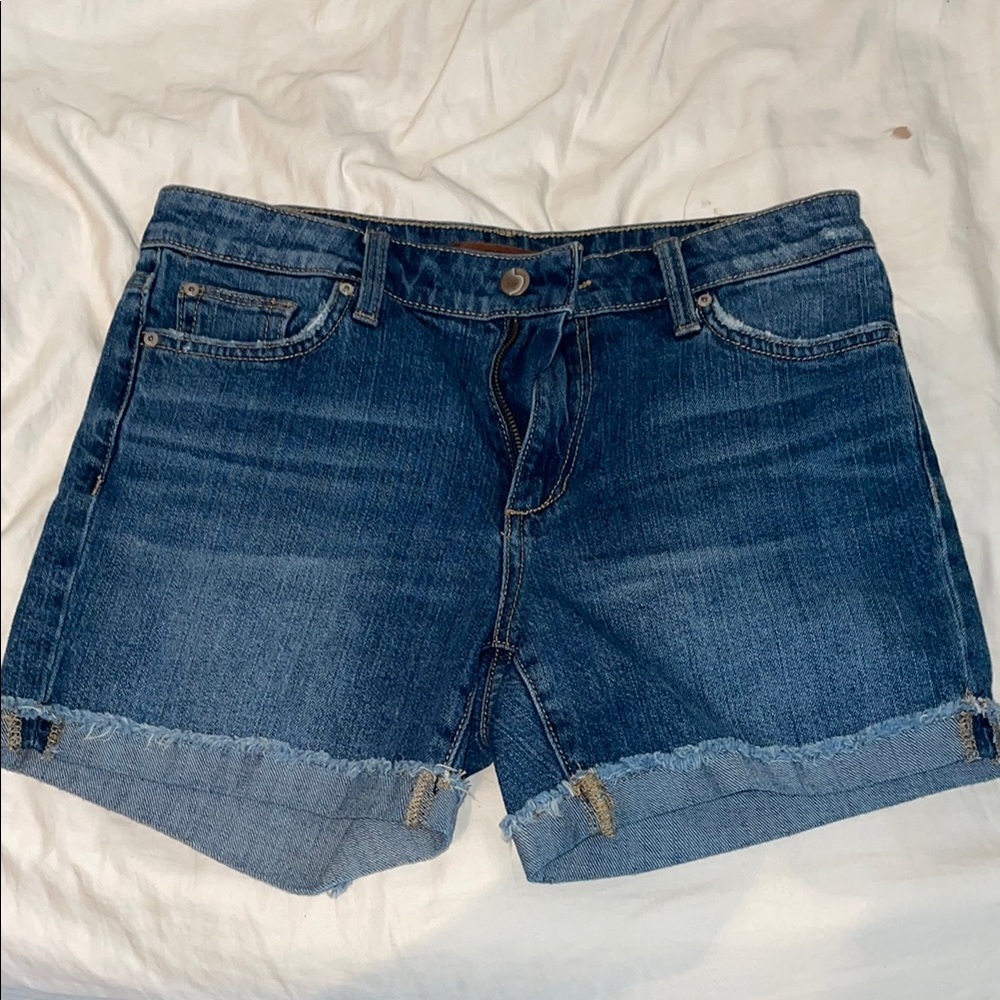 Joe's Jeans Blue Jean Shorts with Rolled Hem